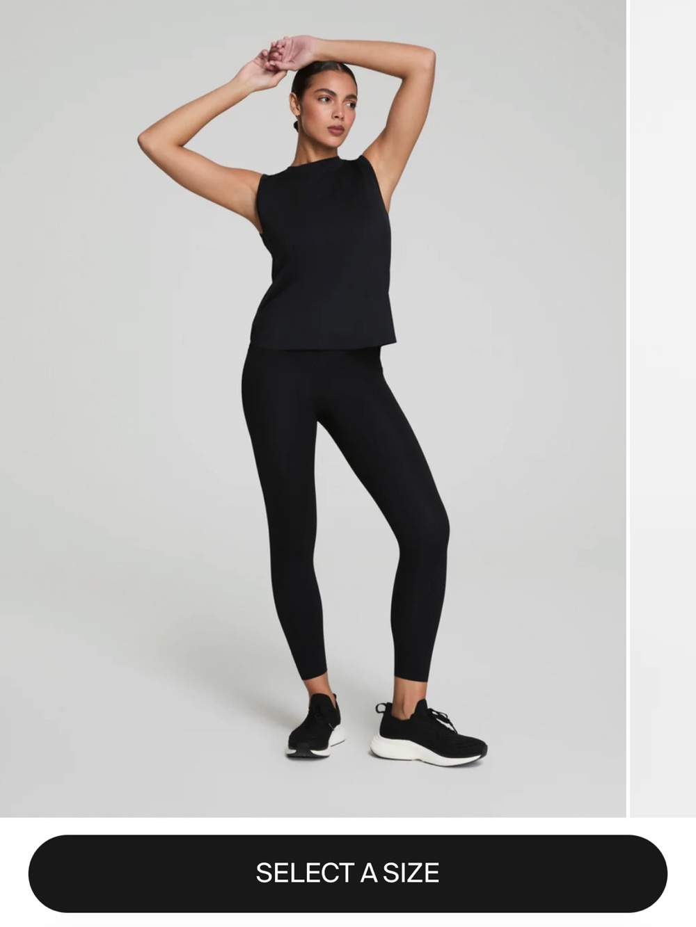 SPANX Black High-Waist Leggings